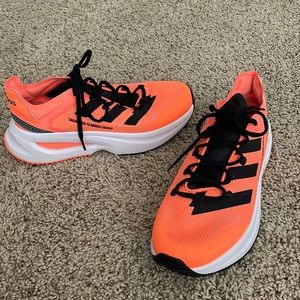 New! Adidas FluidFlash Running Shoes #GY5938 Competition Orange & Black Sz 8.5
